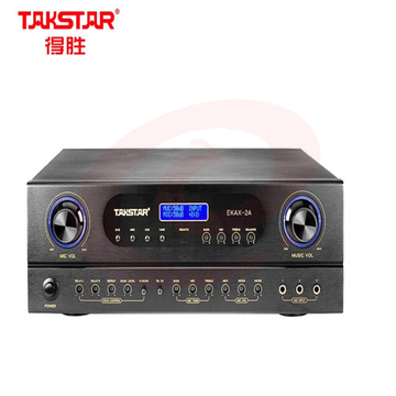 得胜(TAKSTAR)EKAX-2A 合并式功放 双混响带音乐和录音输出反馈抑制功能 家庭KTV会议背景音乐功率放大器 SKU：YDKJ27503