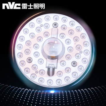 雷士照明（NVC）24w白光led替换灯盘光源改造灯板 节能光源模组卧室圆形灯芯贴片 6500k磁吸安装