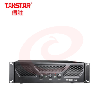 得胜(TAKSTAR)EA-3 纯后级功率放大器 专业音频舞台音响演出工程定阻功放机 视频会议双通道专业功放