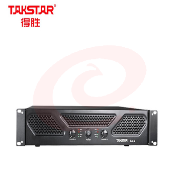 得胜(TAKSTAR)EA-3 纯后级功率放大器 专业音频舞台音响演出工程定阻功放机 视频会议双通道专业功放 SKU：YDKJ28233