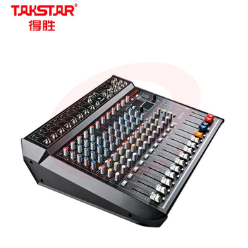 得胜(TAKSTAR)AM14 十四路调音台 立体声带蓝牙USB效果器14路模拟调音台 会议户外集会活动演出模拟调音台