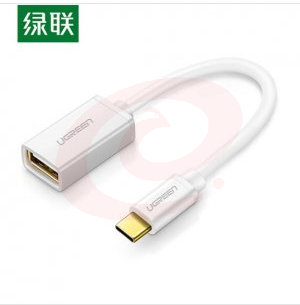 绿联 UGREEN 30176 OTG数据线 Type-C转USB2.0转接头 USB-C转换器 SKU：YDKJ28156