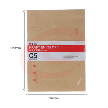 晨光(M&amp;G)AGWN8533 C5牛皮纸信封 20个/包