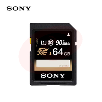 索尼(SONY)64G存储卡 SF-64UY3 SDXC UHS-I 内存卡/SD卡 90MB/S读取速度 SKU：YDKJ28436