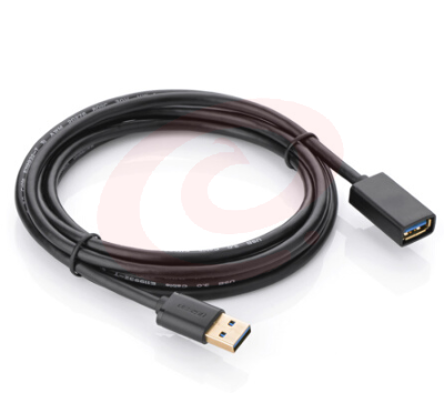 绿联（UGREEN）USB3.0延长线公对母 USB3.0数据线 电脑USB 鼠标键盘加长线 2米 黑色