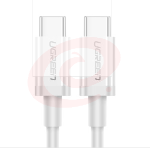 绿联 双头Type-C数据线 USB-C公对公3A PD快充线充电器线转接头通用iPadPro苹果MacBook华为MateBook1米60518 SKU：YDKJ28441