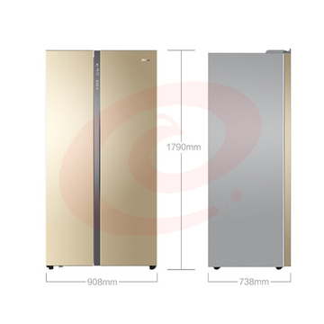 海尔(Haier)BCD-656WDPT对开门冰箱 变频风冷无霜家用 电冰箱