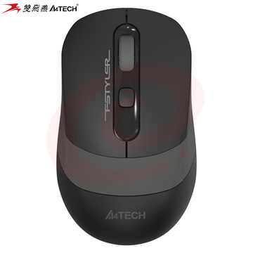 双飞燕(A4TECH)FG10 飞时代鼠标 无线鼠标 办公鼠标 便携鼠标 对称鼠标 防滑双色裙翼 时尚 商旅 遂空灰