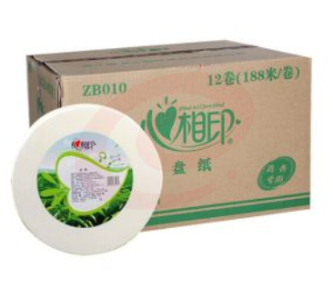 心相印/XINXIANGYIN-ZB010绿色装188米三层原生木浆商务大盘纸卫生纸大卷纸厕纸(卫生用纸制品)