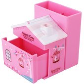 得力(deli)9138 温馨小屋笔筒(颜色随机发)