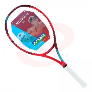 尤尼克斯 VC100LYX 网球拍高弹性碳素轻量专业比赛6代VCORE旋转探戈红280g附网球网线头带