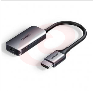 绿联 UGREEN CM239 HDMI转Mini DP转换器 4K高清迷你DP母转接头线