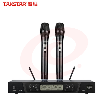 得胜(TAKSTAR)G58 U段无线话筒一拖二 无线麦克风专业演出KTV会议K歌手持麦