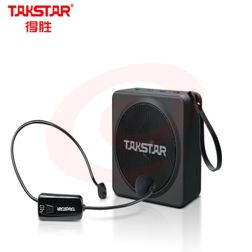 得胜(TAKSTAR)E261W 无线扩音器 大功率教学专用教师户外小音箱 头戴便携式讲解器 SKU：YDKJ28563