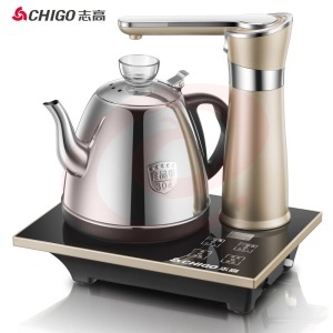 志高(CHIGO)JBL-D6161 电热水壶 304不锈钢 全智能自动上水壶烧水壶 电水壶 金色