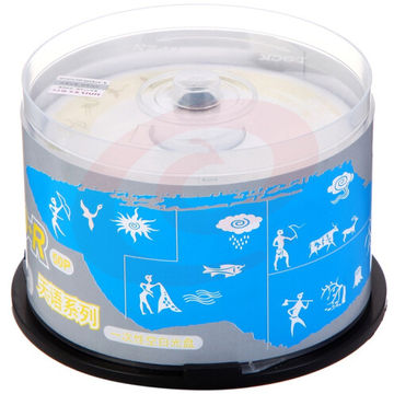 紫光(UNIS)DVD+R光盘/刻录盘 天语系列 16速4.7G 桶装50片