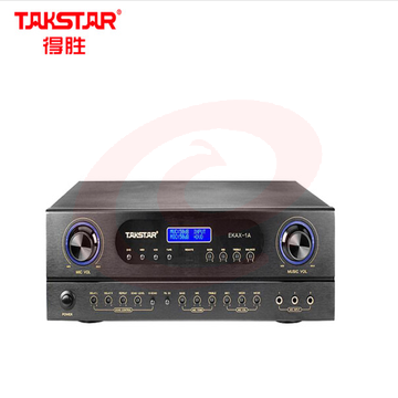 得胜(TAKSTAR)EKAX-1A 合并式功放 双混响带音乐和录音输出反馈抑制功能 家庭KTV会议背景音乐功率放大器 SKU：YDKJ28124