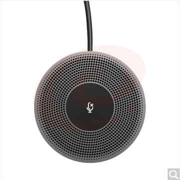 罗技(Logitech)V-U0044视频会议全向麦克风 即插即用、一键静音 /适用于CC4000e扩展麦克风