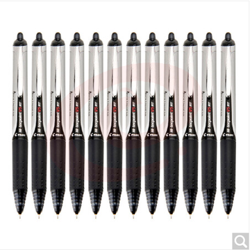 百乐BXRT-V5按动针管中性笔签字笔水笔 黑色 0.5mm 12支装