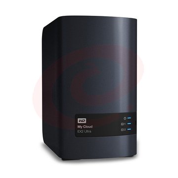西部数据(WD) My Cloud EX2 Ultra私有云服务器 企业共享硬盘网盘 NAS网络存储 12TB 标准版(NAS红盘6T*2)
