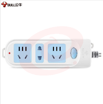 BULL/公牛 GN-606接线板 插座1.8米