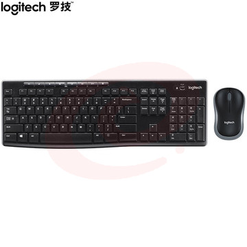 罗技（Logitech）MK270 无线键鼠套装 游戏办公键鼠套装 全尺寸 带无线2.4G接收器 黑色 SKU：YDKJ29260