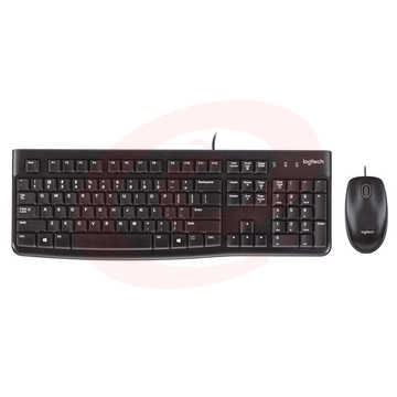 罗技(Logitech)MK120 有线键鼠套装 黑色