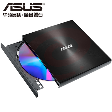 华硕(ASUS) 8倍速 外置DVD刻录机 移动光驱 支持USB/Type-C接口 (兼容苹果系统/SDRW-08U9M-U)-黑色 SKU：YDKJ29248