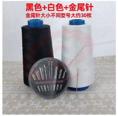 家用平车线锁边宝塔线细线手缝衣线40S/2 3000码高速涤纶缝纫机线