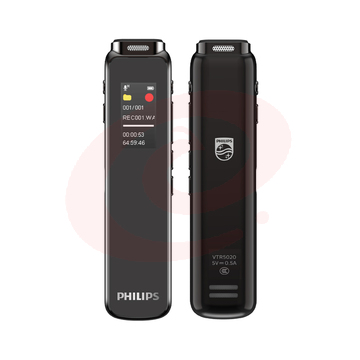 飞利浦（PHILIPS）智能录音笔转文字VTR5020录音器专业录音设备16G语音会议记录神器超长待机 蓝牙版