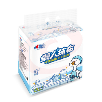 心相印厨房一次性抹布4JXL050厨房用纸无纺布 抽取式50抽*4包装