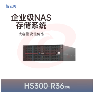 智云町HS300-R36 36*10TB 360TB双万兆NAS网络存储 SKU：YDKJ29536