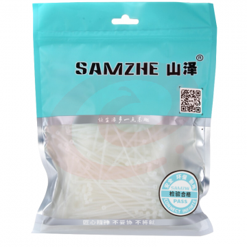 山泽（SAMZHE）扎带 多功能理线带绑带 专业自锁式 3.6*150mm透明尼龙束线带 约100根/包ZD-13