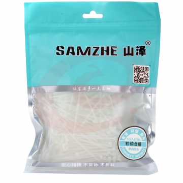 山泽（SAMZHE）扎带 多功能理线带绑带 专业自锁式 3.6*150mm透明尼龙束线带 约100根/包ZD-13 SKU：YDKJ30311