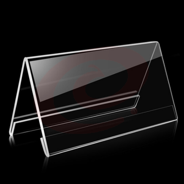 亚克力 V型桌牌展示牌 透明200×100mm （块）