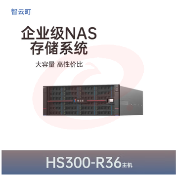 智云町HS300-R36 36*12TB 432TB双万兆NAS网络存储