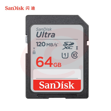 闪迪 SanDisk 相机内存卡 SD卡 高速 64G  SDSDUNC-064G-ZN6IN