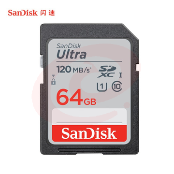 闪迪 SanDisk 相机内存卡 SD卡 高速 64G  SDSDUNC-064G-ZN6IN SKU：YDKJ30346