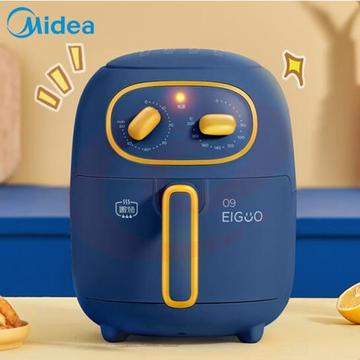 美的 Midea 捣蛋鬼系列空气炸锅 无油大容量家用智能电炸锅煎炸锅 3L MF-KZ30E206L SKU：YDKJ30505