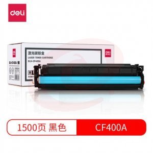 得力 deli DLH-CF400A 201A 碳黑色激光粉盒（适用惠普M252dn/M252n/M277dw/M277n/M274n）