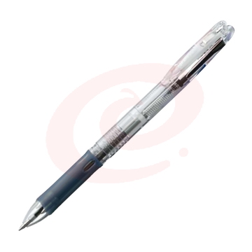 斑马牌（ZEBRA）0.7mm 三色圆珠笔 多色笔 纤细杆多功能笔 透明色笔杆 B3A5原装进口