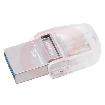 金士顿（Kingston）DTDUO3C 64GB U盘 USB3.1 和 Type-C 双接口 SKU：YDKJ30444