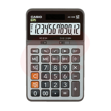 卡西欧 AX-120B 常规计算器 灰色