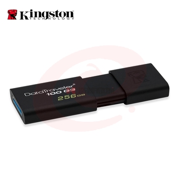 金士顿256g u盘高速USB3.0 DT100G3 256G塑料U盘伸缩无盖优盘 SKU：YDKJ30713