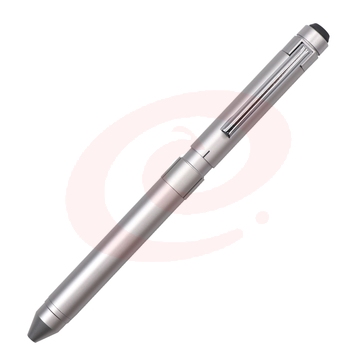斑马牌（ZEBRA）绅宝笔 多功能笔 商务签字笔（多色原子笔0.7mm+自动铅笔0.5mm）SBZ14 银色