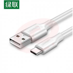 绿联 UGREEN US287 TYPE-C快充线 3A快充USB TYPE C公转USB2.0公连接线 1.5米/白色    bwsj-2022080723990 SKU：YDKJ30727