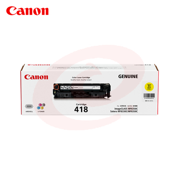 佳能（Canon）CRG-418 Y 硒鼓 黄色（适用iC MF8350cdn 725cdn 728cdw）