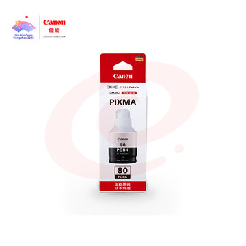 佳能（Canon）GI-80 PGBK 黑色墨水(适用GM2080/GM4080/G7080/G6080/G5080)