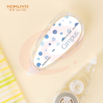 国誉（KOKUYO）学生Campus原纸色替芯式修正带修改带涂改带 5mm*8m 本体 水绘风蓝WSG-TWT3508-2