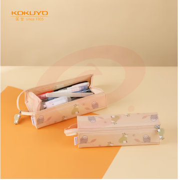 国誉（KOKUYO）C2-R文具笔袋·mofu-mofu系列大容量铅笔收纳盒 浅棕 WSG-PC5M22LS SKU：YDKJ31502